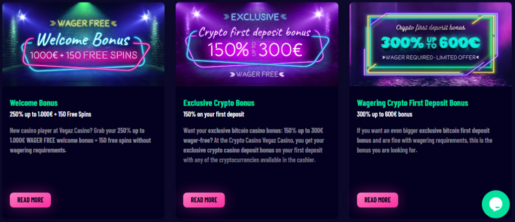Vegaz login