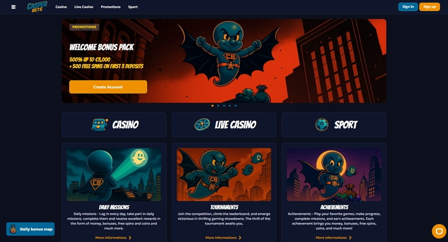 Αξιολόγηση CasperBets Casino Μπόνους & Αλήθειες